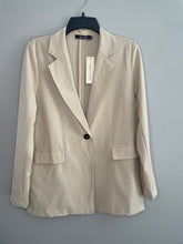 Load image into Gallery viewer, Khaki Side Slit Blazer
