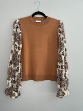 Load image into Gallery viewer, Hailey Jacquard Sleeve Sweater
