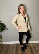 Load image into Gallery viewer, Khaki Side Slit Blazer
