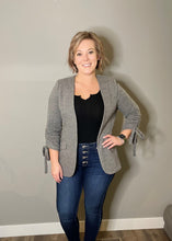 Load image into Gallery viewer, Heather Blazer with Cinched Sleeves
